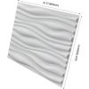 imageArt3d 197quotx197quot Pack Of 12 Wall Panel Vortex WhiteWavywhite315x246