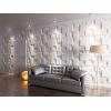 imageArt3d 197quotx197quot Pack Of 12 Wall Panel Vortex WhiteWhite Matt Brick