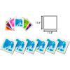 imageArt3d 1Pack Liquid Fusion Floor Children Develop Mat Shapes 118quot x 118quot YellowRedBlue