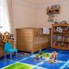 imageArt3d 1Pack Liquid Fusion Floor Children Develop Mat Shapes 118quot x 118quot YellowRedBlue