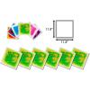 imageArt3d 1Pack Liquid Fusion Floor Children Develop Mat Shapes 118quot x 118quot YellowRedGreen