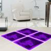 imageArt3d 1Pack Liquid Fusion Floor Children Develop Mat Shapes 118quot x 118quot YellowRedPurple