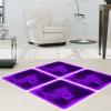imageArt3d 1Pack Liquid Fusion Floor Children Develop Mat Shapes 118quot x 118quot YellowRedPurple