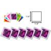 imageArt3d 1Pack Liquid Fusion Floor Children Develop Mat Shapes 118quot x 118quot YellowRedPurple