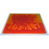 imageArt3d 1Pack Liquid Fusion Floor Children Develop Mat Shapes 118quot x 118quot YellowRedYellowred