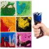 imageArt3d Hexagon Sensory Fidget Liquid Motion Tiles for Kids Toddler Teens  Interactive Soft Gel Liquid Play Mats for Home Schools Playrooms MultiPack of 6 TilesMulticoloured  Style 2