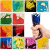 imageArt3d Hexagon Sensory Fidget Liquid Motion Tiles for Kids Toddler Teens  Interactive Soft Gel Liquid Play Mats for Home Schools Playrooms MultiPack of 6 TilesMulticoloured  Style 3
