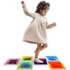 imageArt3d Liquid Sensory Floor Activity Tiles 118quotx118quot Square Multicolor 6 TilesMulticolor