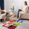 imageArt3d Liquid Sensory Floor Activity Tiles 118quotx118quot Square Multicolor 6 TilesMulticoloured  6 Colors