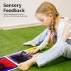 imageArt3d Liquid Sensory Floor Activity Tiles 118quotx118quot Square Multicolor 6 TilesYellowblack bluered blueyellow purpleblack greenyellow orangered