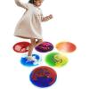imageArt3d Liquid Sensory Floor Decorative Tiles197quotx197quot Pie Colorful 6 TilesColorful