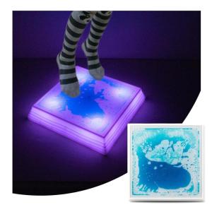 imageArt3d 1212 Inch Sensory Interactive Blue Liquid Motion Tiles for Toddlers Kids ampamp Adult  Touch Sensitive 7 Color Changing Flooring Tile for Home Dcor Indoor ampamp Outdoor Activities 1PackBule