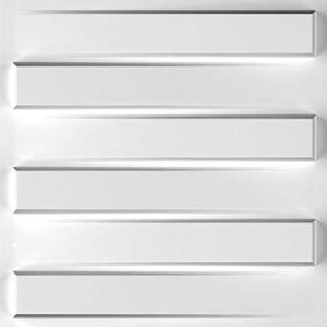 imageArt3d 197quotx197quot Pack Of 12 Wall Panel Vortex WhiteWhite197x197