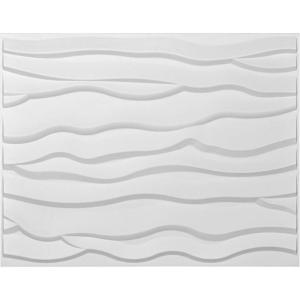imageArt3d 197quotx197quot Pack Of 12 Wall Panel Vortex WhiteWhite315x246