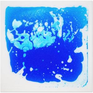 imageArt3d 1Pack Liquid Fusion Floor Children Develop Mat Shapes 118quot x 118quot YellowRedBlue