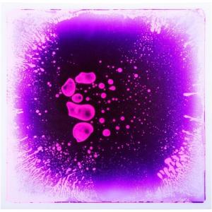 imageArt3d 1Pack Liquid Fusion Floor Children Develop Mat Shapes 118quot x 118quot YellowRedPurple