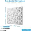 imageArt3d 197quot x 197quot Pack Of 12 Wall Panel Wave WhiteDiamond