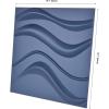 imageArt3d 197quot x 197quot Pack Of 12 Wall Panel Wave WhiteWave Blue