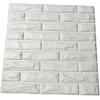 imageArt3d 197quot x 197quot Pack Of 12 Wall Panel Wave WhiteWhite Brick