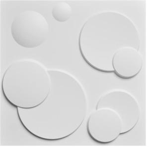 imageArt3d 197quot x 197quot Pack Of 12 Wall Panel Wave WhiteSoft White