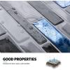 imageArt3d 10Sheet Peel and Stick Backsplash 12 in x 12in Dark Grey Marble DesignBlue Marble