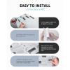 imageArt3d 10Sheets Peel and Stick Kitchen Backsplash Tiles 12quotx12quot SelfAdhesive Marble Grey Wall Tiles for Kitchen and BathroomGray Marble Thickened