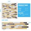 imageArt3d 12quot x 12quot Peel and Stick Backsplash Tiles for Kitchen 10 SheetsA17031