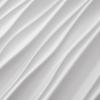 imageArt3d 197quotx197quot Pack Of 12 Wall Panel 3D Pyramid Snow WhiteRectangleWhite