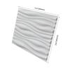 imageArt3d 197quotx197quot Pack Of 12 Wall Panel 3D Pyramid Snow WhiteWave 2