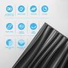 imageArt3d 24Pack 3D Wall Panels for Interior Wall Dcor PVC Wavy Textured Accent Wall Paneling for Living Room Bedroom TV Backdrop Office 157 x 118 Inch  WhiteBlack