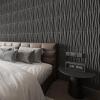imageArt3d 24Pack 3D Wall Panels for Interior Wall Dcor PVC Wavy Textured Accent Wall Paneling for Living Room Bedroom TV Backdrop Office 157 x 118 Inch  WhiteBlack