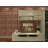 imageArt3d 3D Leather Tiles Decoartive 3D Wall Panels White Pyramid 236quot x 236quot 6 PackChocolate Diamond
