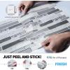imageArt3d Peel and Stick Backsplash Tiles for Kitchen 10Sheet Stick on Wall Tiles for Kitchen Bathroom Laundry Room Back Splashes 12 x 12 Inch Brown Stone DesignGrey Marble