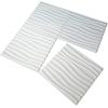 imageArt3d Plastic 3D Wall Panel PVC Wave Wall Design White 197quot x 197quot 12Pack1 White