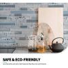 imageArt3d Self Adhesive Wall Tile 118 x 118inches10 Tiles Peel and Stick Backsplash for Kitchen BathroomA85