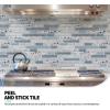 imageArt3d Self Adhesive Wall Tile 118 x 118inches10 Tiles Peel and Stick Backsplash for Kitchen BathroomA85