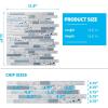 imageArt3d Self Adhesive Wall Tile 118 x 118inches10 Tiles Peel and Stick Backsplash for Kitchen BathroomA85