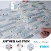 imageArt3d Self Adhesive Wall Tile 118 x 118inches10 Tiles Peel and Stick Backsplash for Kitchen BathroomA85
