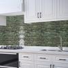 imageArt3d Self Adhesive Wall Tile 118 x 118inches10 Tiles Peel and Stick Backsplash for Kitchen BathroomGreen