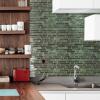 imageArt3d Self Adhesive Wall Tile 118 x 118inches10 Tiles Peel and Stick Backsplash for Kitchen BathroomGreen