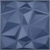 imageArt3d Textures 3D Wall Panels Glossy White Marble Diamond Design for Interior Wall Decor Pack of 12 Tiles 32 Sq Ft PVCBlue