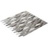 imageArt3d 10Piece Peel and Stick Backsplash Tile 12quot X 12quot SelfAdhesive Tile Sticker 10 TilesBlackWhite