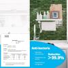 imageArt3d 10Piece Peel and Stick Backsplash Tile 12quot X 12quot SelfAdhesive Tile Sticker 10 TilesJade Green