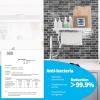 imageArt3d 10Piece Peel and Stick Backsplash Tile 12quot X 12quot SelfAdhesive Tile Sticker 10 TilesSmoky Black