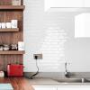 imageArt3d 10Piece Peel and Stick Backsplash Tile 12quot X 12quot SelfAdhesive Tile Sticker 10 TilesWhite Washed