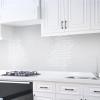 imageArt3d 10Piece Peel and Stick Backsplash Tile 12quot X 12quot SelfAdhesive Tile Sticker 10 TilesWhite Washed