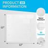 imageArt3d 10Sheet Peel and Stick Subway Backsplash 12 in x 12in Black Marble DesignWhite