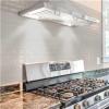 imageArt3d 10Sheet Peel and Stick Subway Backsplash 12 in x 12in Black Marble DesignWhite