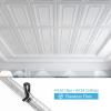 imageArt3d 100Pack HoldDown Clip for Drop Ceiling Tiles 19 x 1 Inch Ceiling Grid Clips for Standard Ceiling Grid SystemBlack50