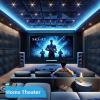 imageArt3d 10Pack Peel and Stick Acoustic Panels with Acrylic Tape  12 x 48 inches Self Adhesive Sound Absorbing Polyester Wall Panels for Home Office Studio BlackBlackfoam